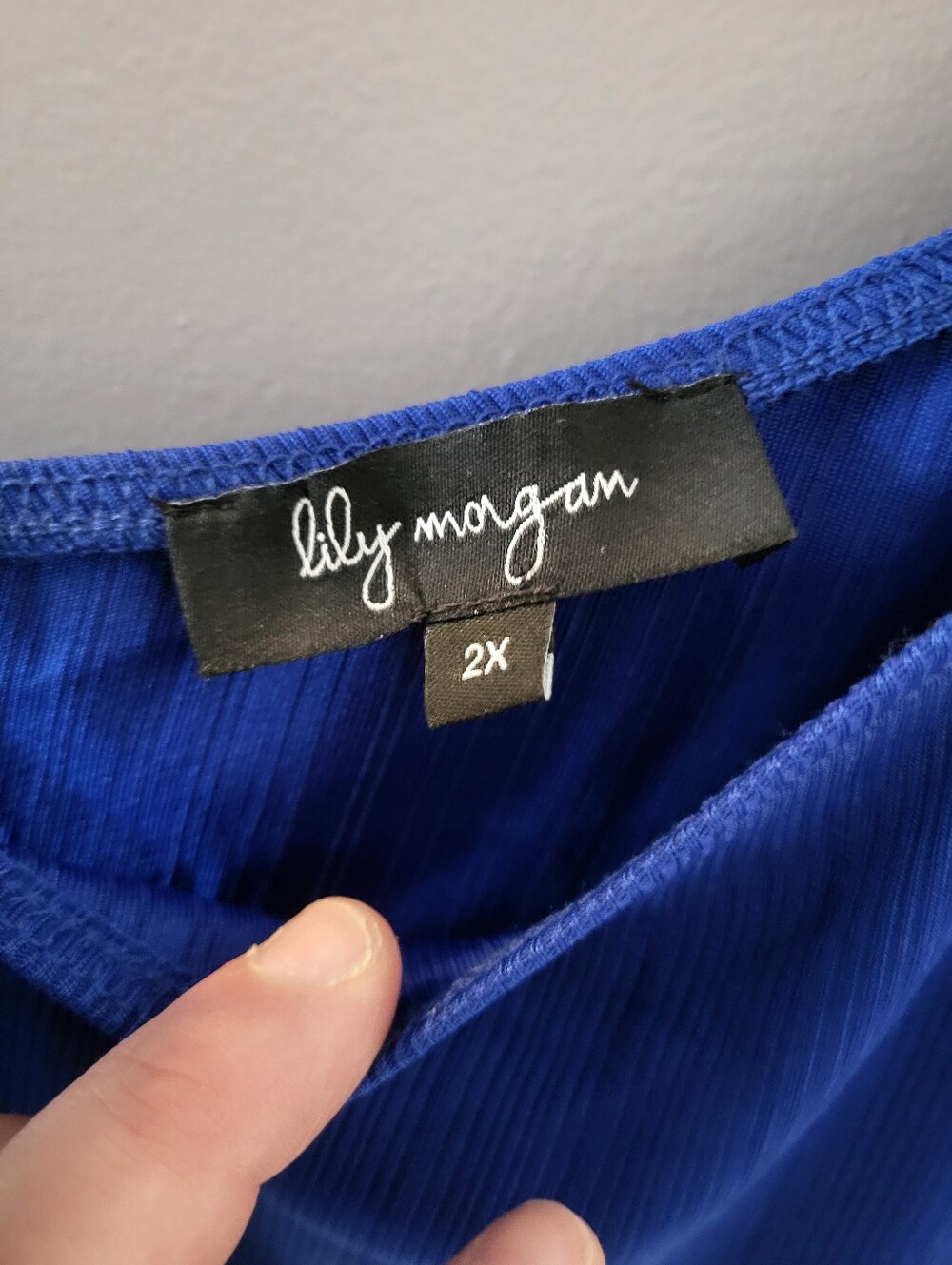 One Shoulder Ruffle Blouse. - Picture 2 of 2